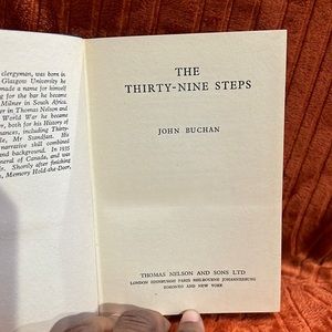The thirty-nine steps ( copyright 1960 )